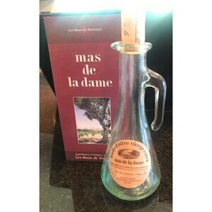 Vintage 2003 Mas De La Dame Huile D'Olive Vierge Extra Glass Bottle With Cork